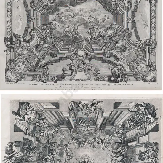 Georg Conrad Bodenehr (1663-1710) after Paulus Decker - Pair of Etchings