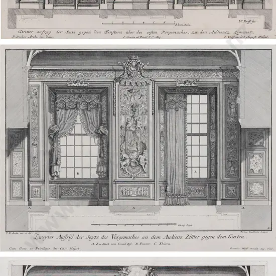 Paulus Decker - Three Etchings