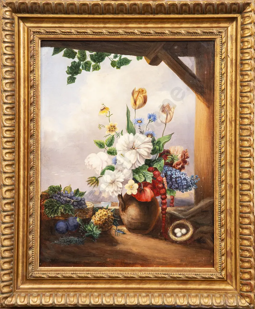 Floral Still Life - English C1855 Image 1++
