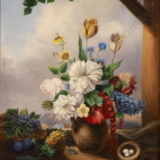 Floral Still Life - English C1855