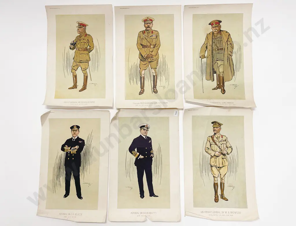 Walter Armiger Bowring (1874-1931) - Havelock Series No. 1 - 6 Image 1++