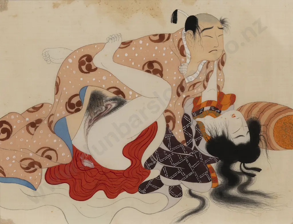 Japanese Shunga Meiji Period Print Image 1++