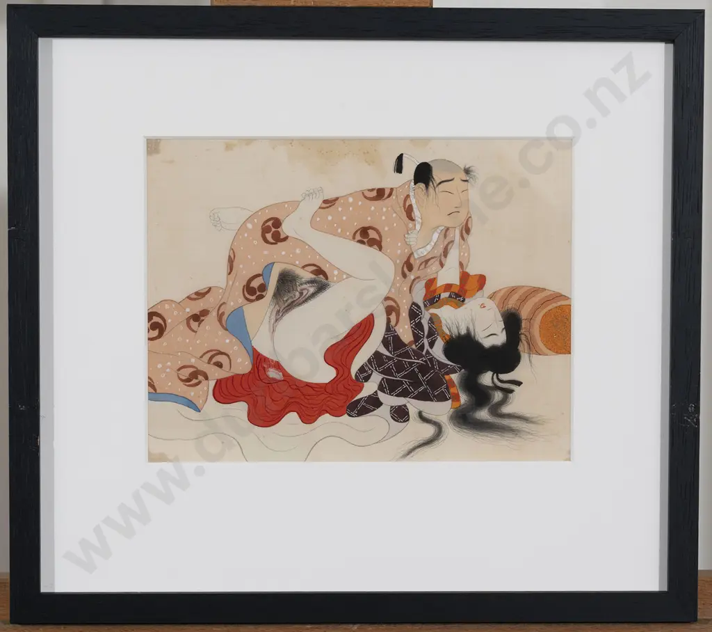 Japanese Shunga Meiji Period Print Image 1++
