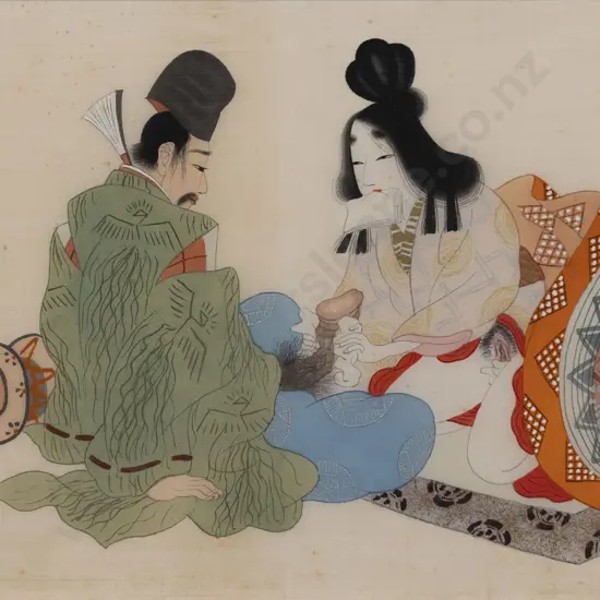 Japanese Shunga Meiji Period Print