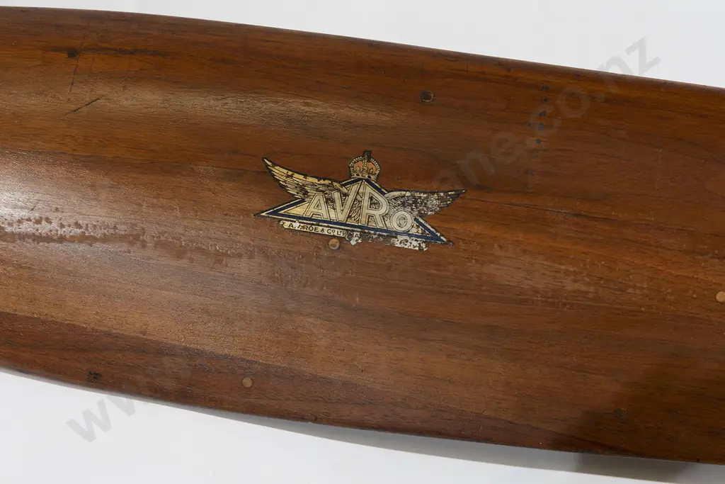 A World War One Laminated Wood Avro Propellor from a Martyn Handasyde Scout 1 Image 1++