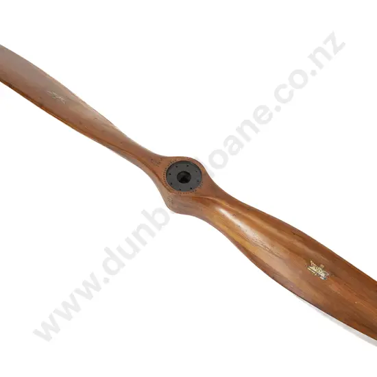 A World War One Laminated Wood Avro Propellor from a Martyn Handasyde Scout 1