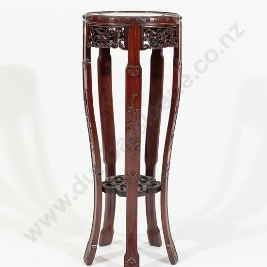 Chinese Hardwood Plant Stand