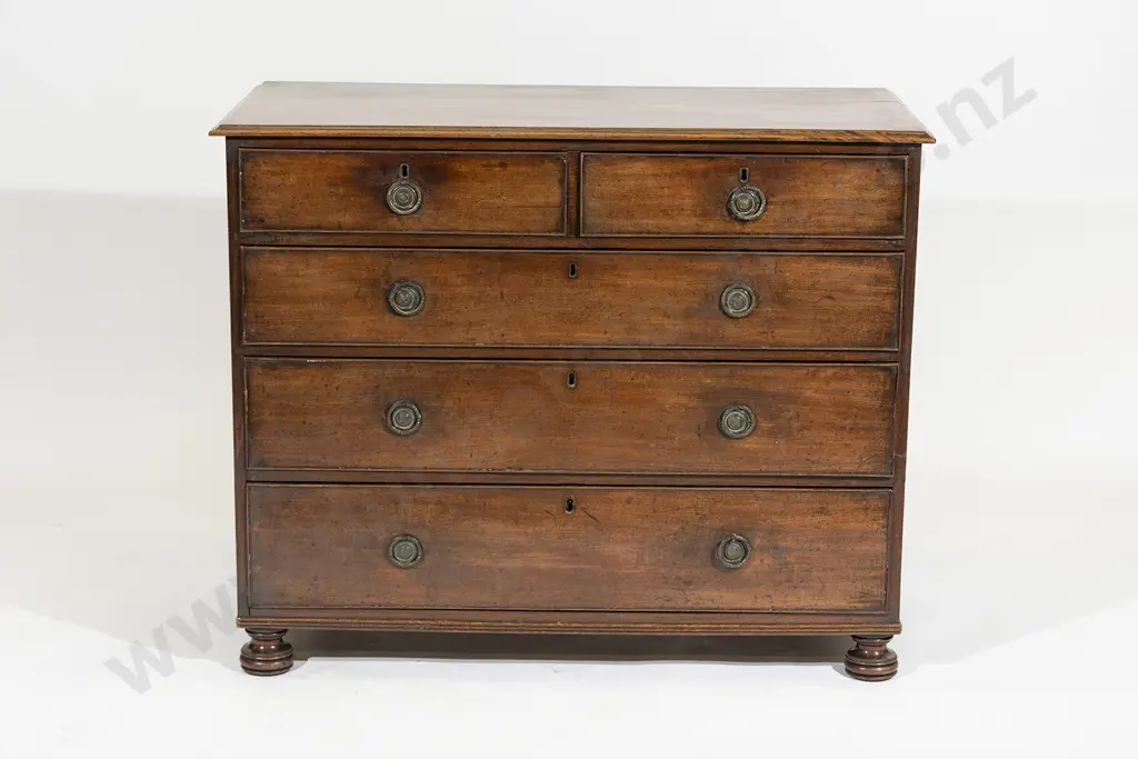 Regency Mahogany Flat Front Chest Image 1++