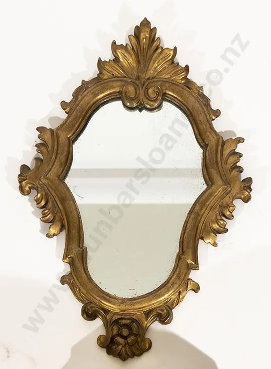 Small Florentine Style Giltwood Mirror Image 1++