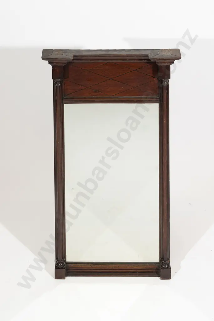 Geo III Mahogany Pier Glass Image 1++