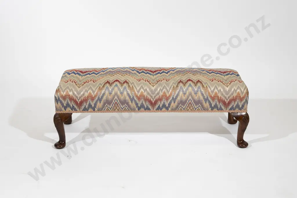 Geo III Style Mahogany Fender Stool Image 1++