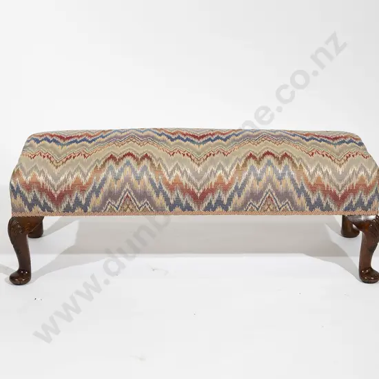 Geo III Style Mahogany Fender Stool