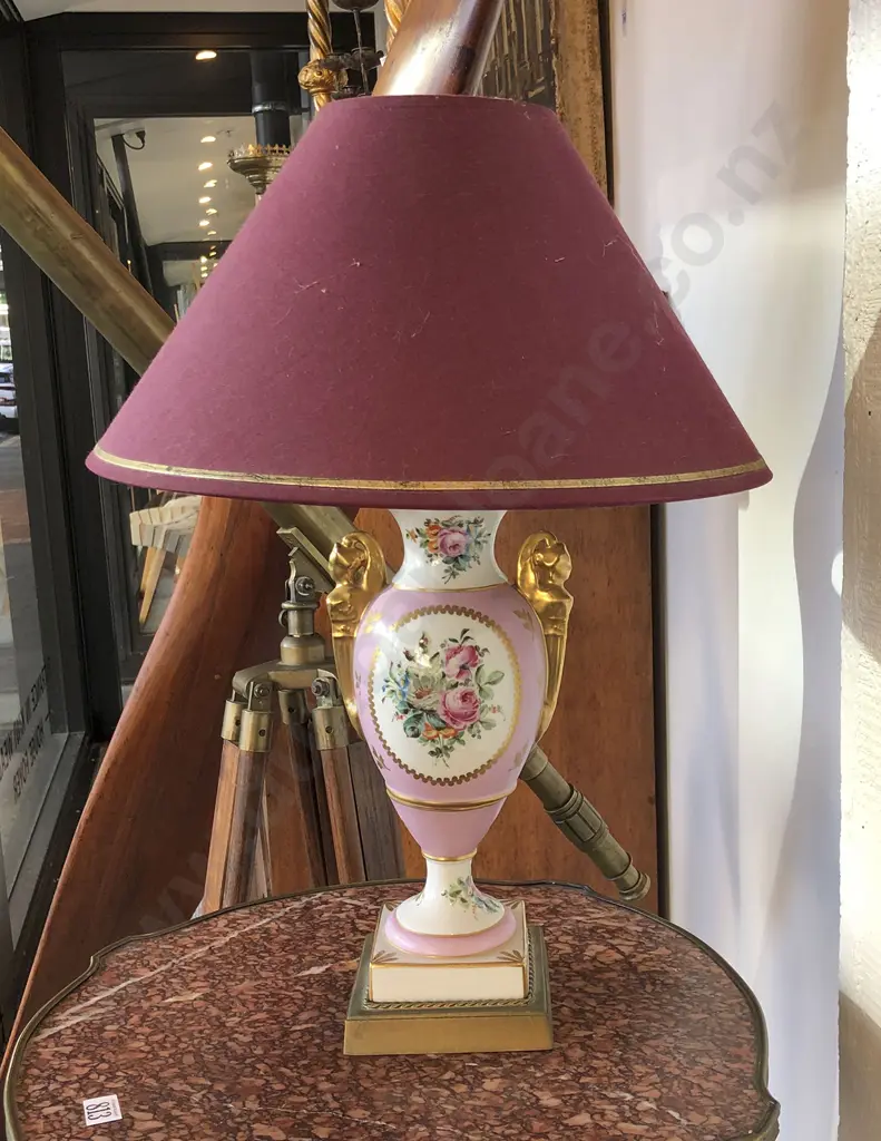 Limoges Porcelain Lamp Image 1++