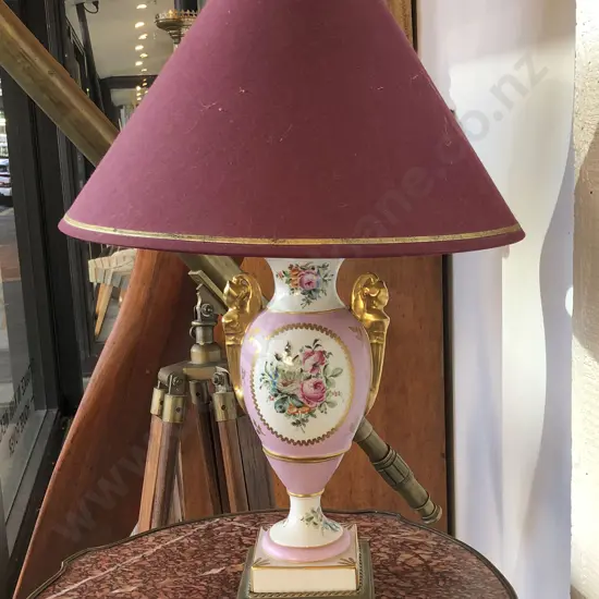 Limoges Porcelain Lamp
