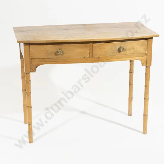 Regency Pine Bow Front Side Table