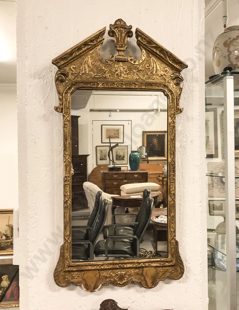 C19th French Gilt Wood Pier Glass Image 1++