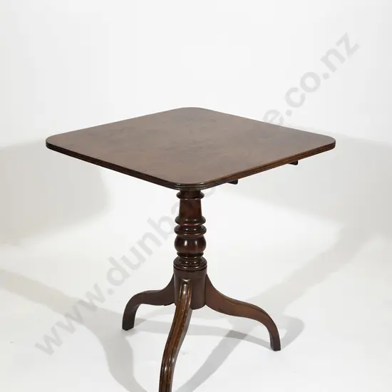 Geo III Mahogany Snap Top Wine Table