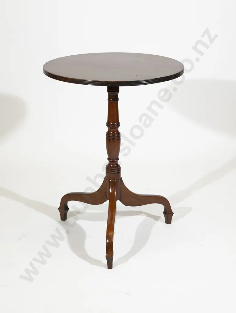 Regency Mahogany Circular Wine Table Image 1++