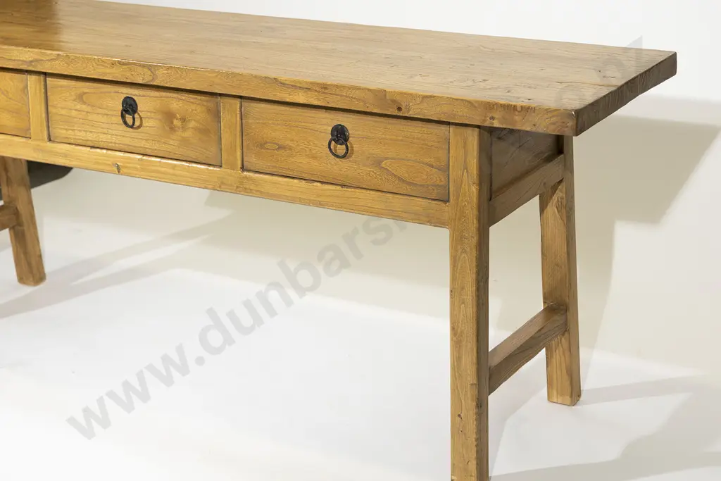 Chinese Elm Hall Table Image 1++