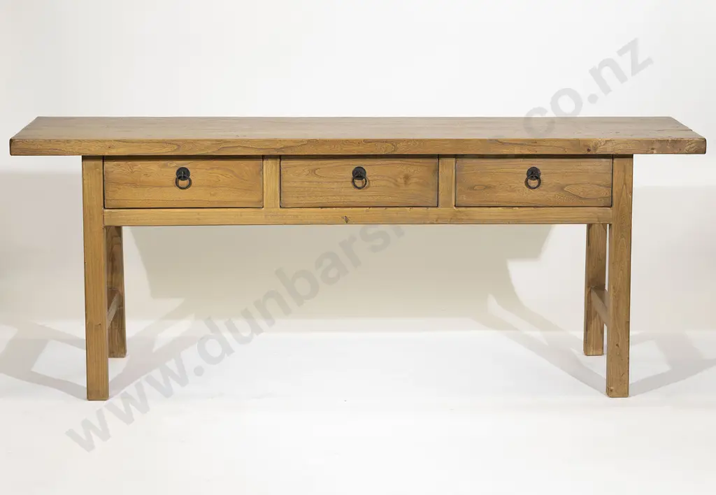 Chinese Elm Hall Table Image 1++