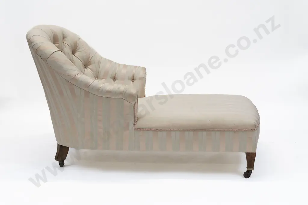 Late C19th French Chaise Longue Image 1++