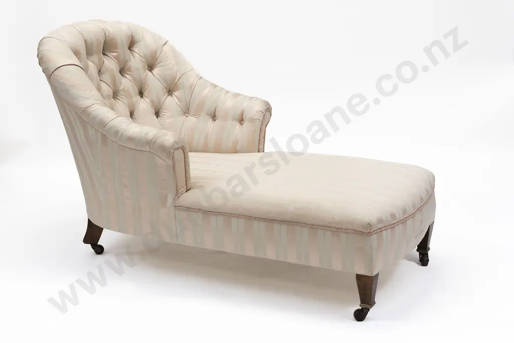 Late C19th French Chaise Longue Image 1++