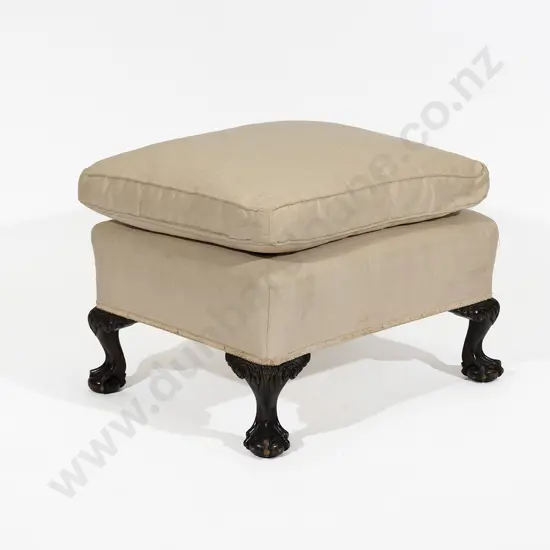 Mahogany Oblong Dressing Stool