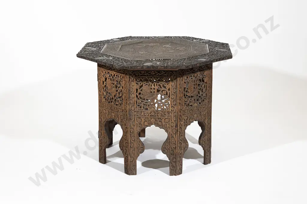 C19th Anglo Indian Octagonal Occasional table Image 1++