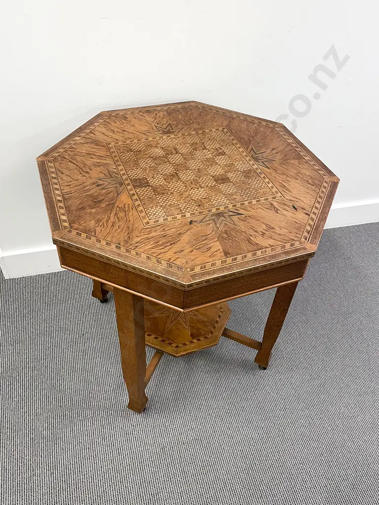 Late 19th Century New Zealand Colonial Games Table Attributed to W H Jewell Image 1++