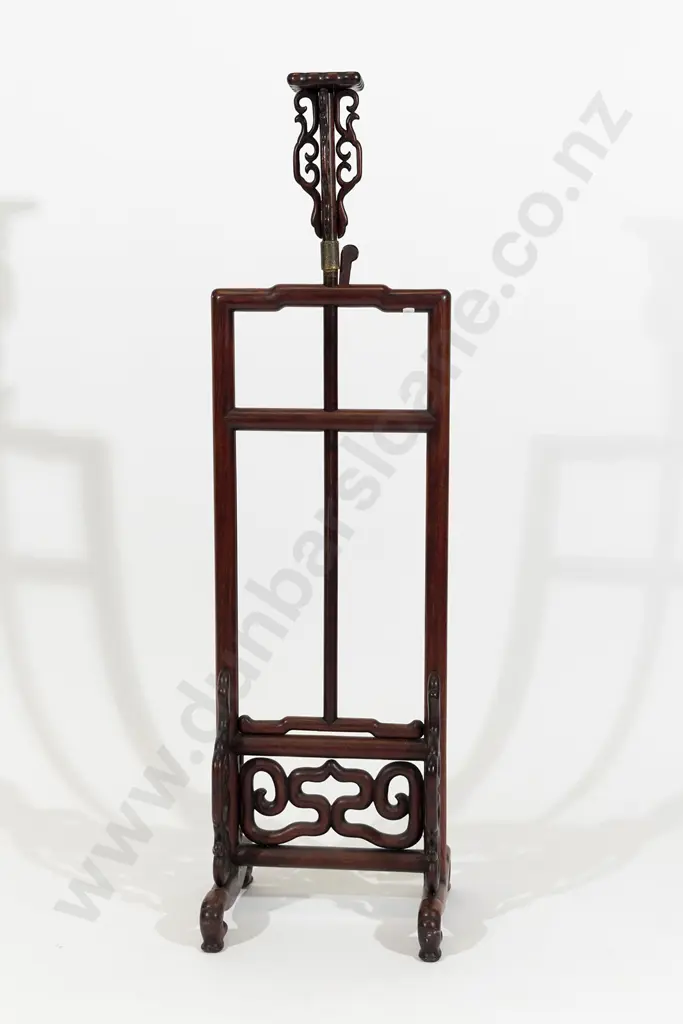 Chinese Rosewood Telescopic Lamp Stand Image 1++