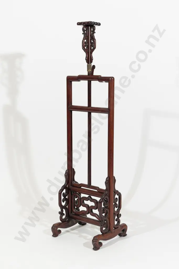 Chinese Rosewood Telescopic Lamp Stand Image 1++