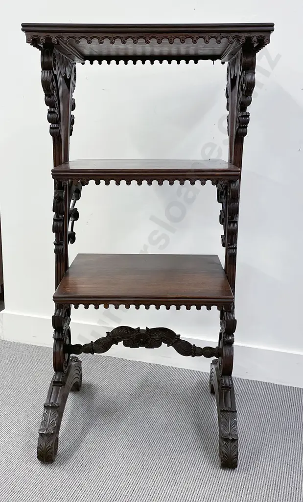 C19thAnglo-Indian Rosewood Etagere Image 1++