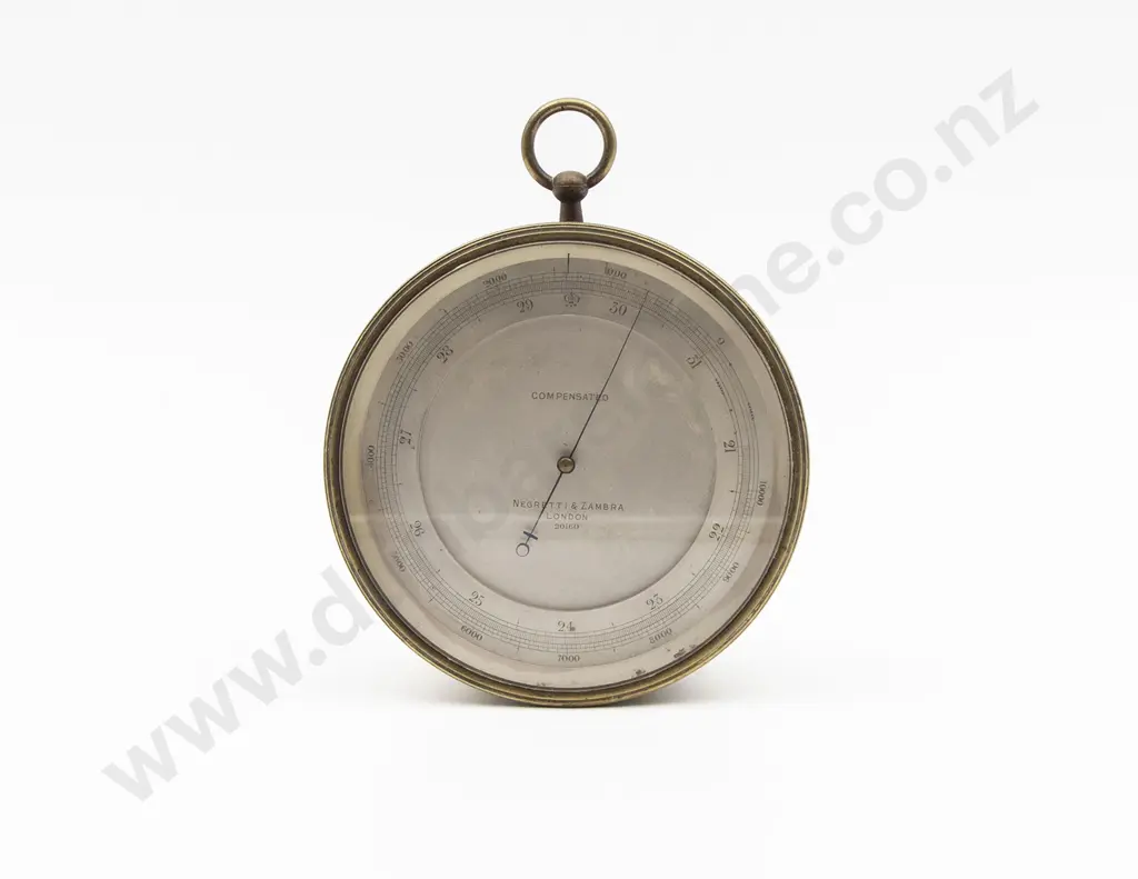 Negretti & Zambra London Brass Cased Compensated Barometer No 20160 Image 1++