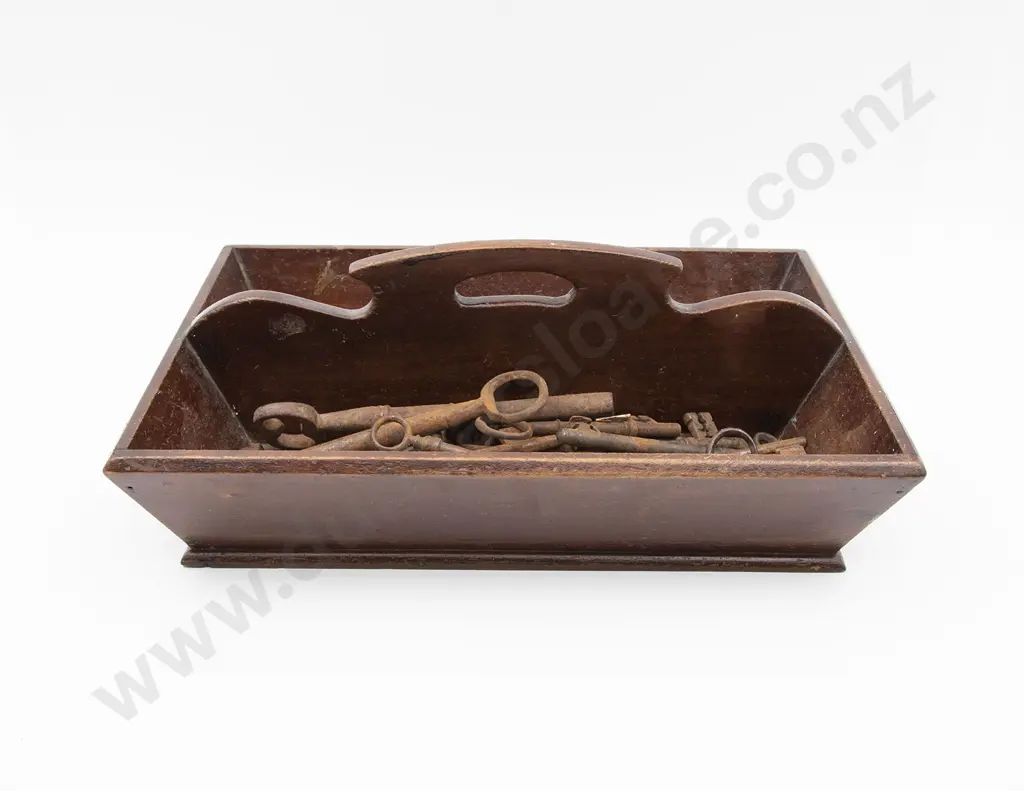 Geo III Mahogany Cutlery Tray Image 1++