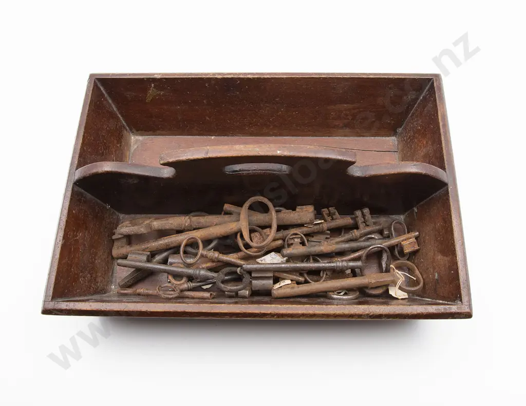 Geo III Mahogany Cutlery Tray Image 1++