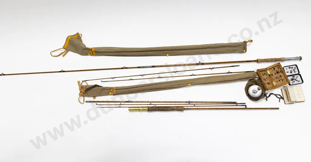Two Seeley Split Cane Fly Rods Image 1++