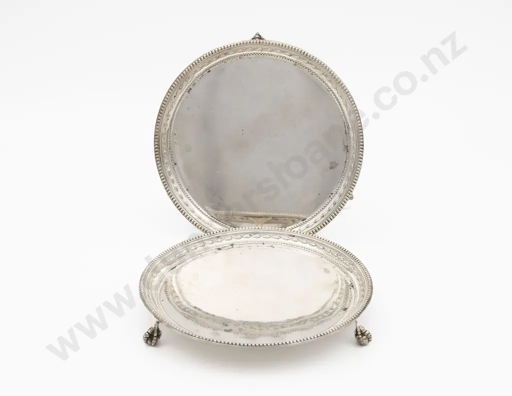 Pair QEII S/S Card Trays Image 1++