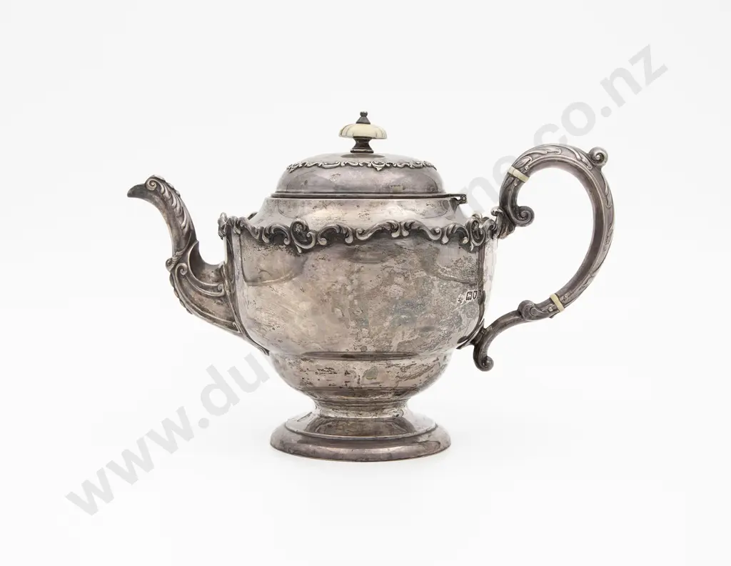 Edw VII S/S Teapot Image 1++