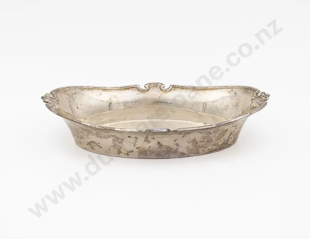 Geo VI S/S Fruit Bowl By Walker & Hall Image 1++