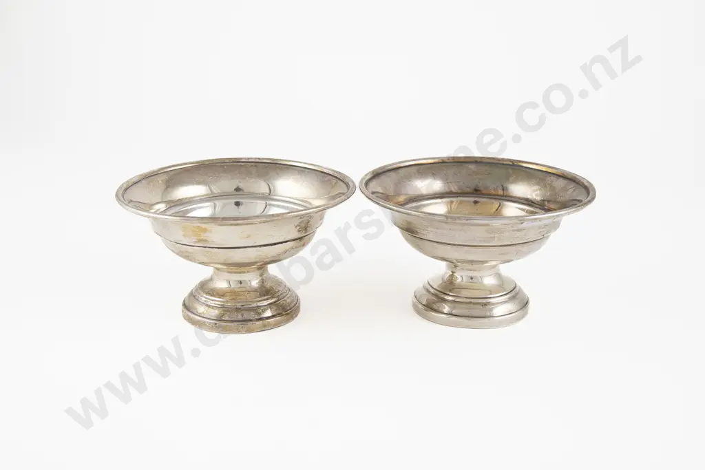 Pair Of Geo VI S/S Bon Bon Comports Image 1++