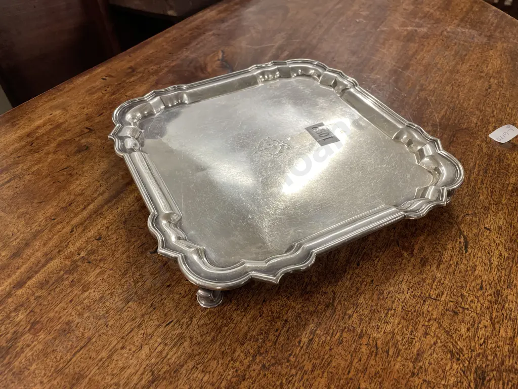 Geo V S/S Salver Image 1++