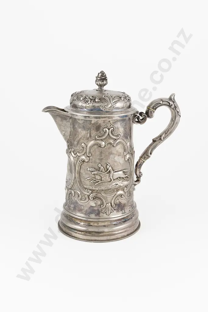 An Interesting Large Vict Scottish S/S Sporting Jug Image 1++
