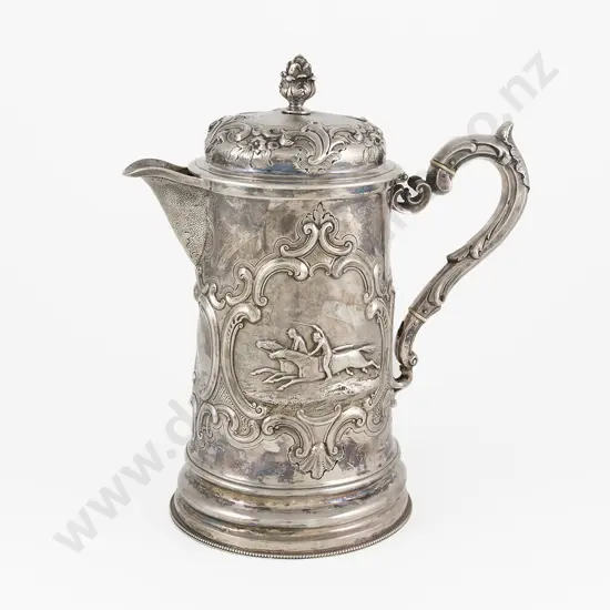 An Interesting Large Vict Scottish S/S Sporting Jug