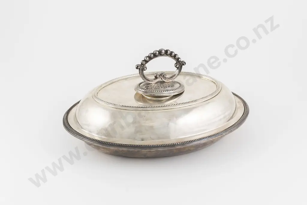 Edw VII S/S Oval Entree Dish Image 1++