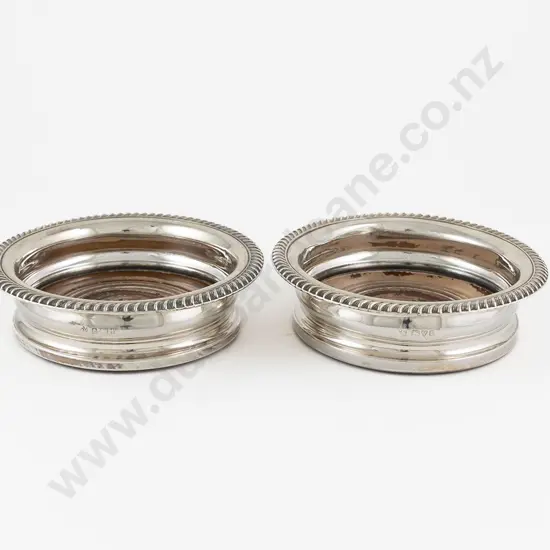 Pair Geo V S/S Wine Coasters