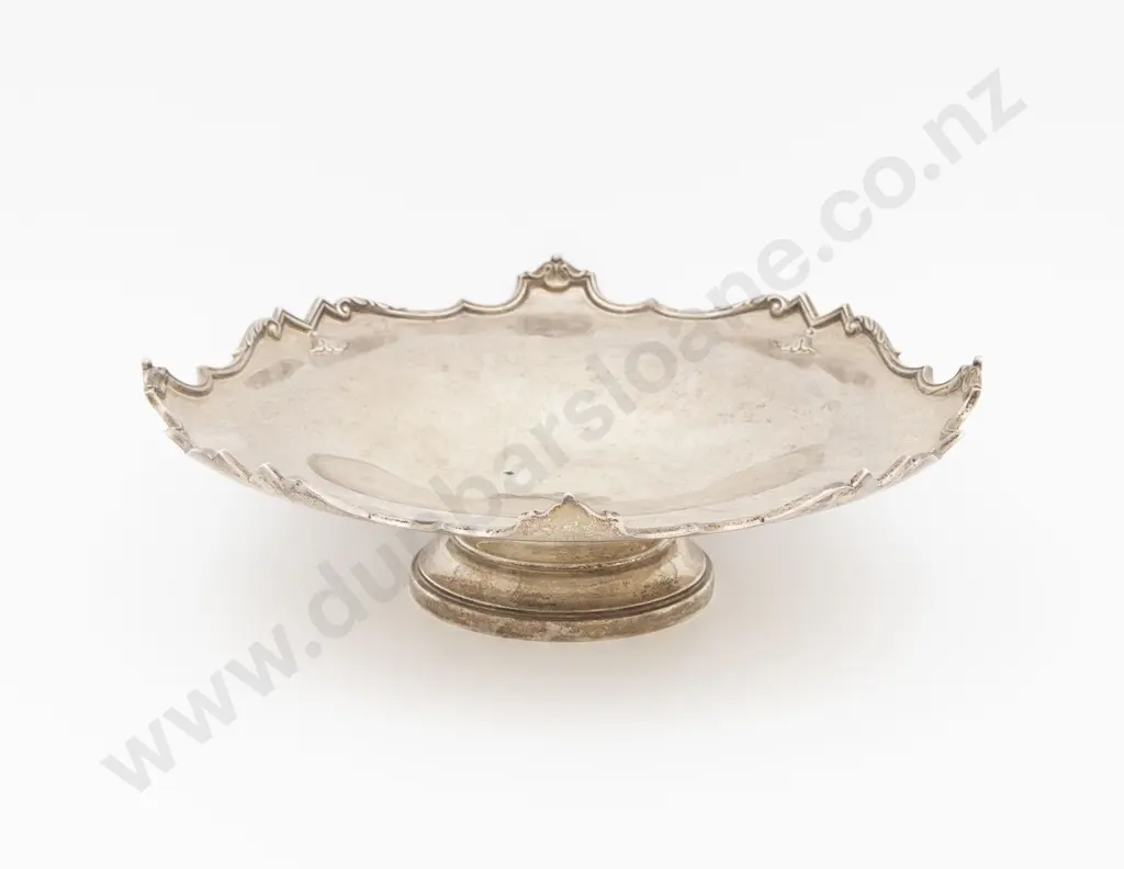 Geo VI S/S Oval Table Bowl By Walker & Hall Image 1++