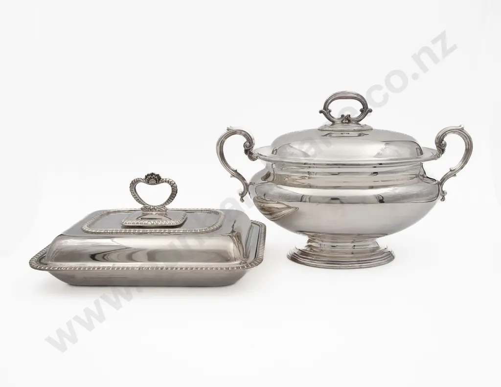 Georgian Style S/Plate Soup Tureen Image 1++