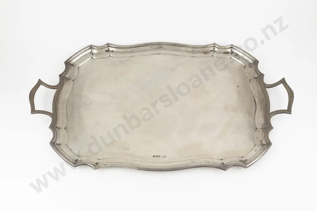 Geo V S/S Two Handled Banquet Tray Image 1++