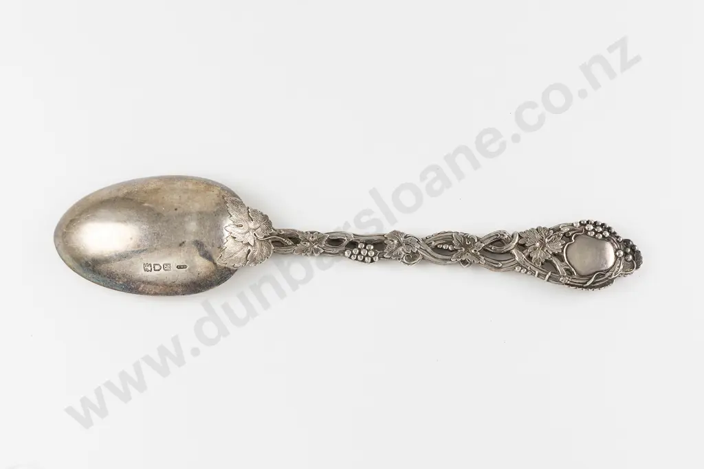 Ornate Edw VII S/S Tablespoon Image 1++