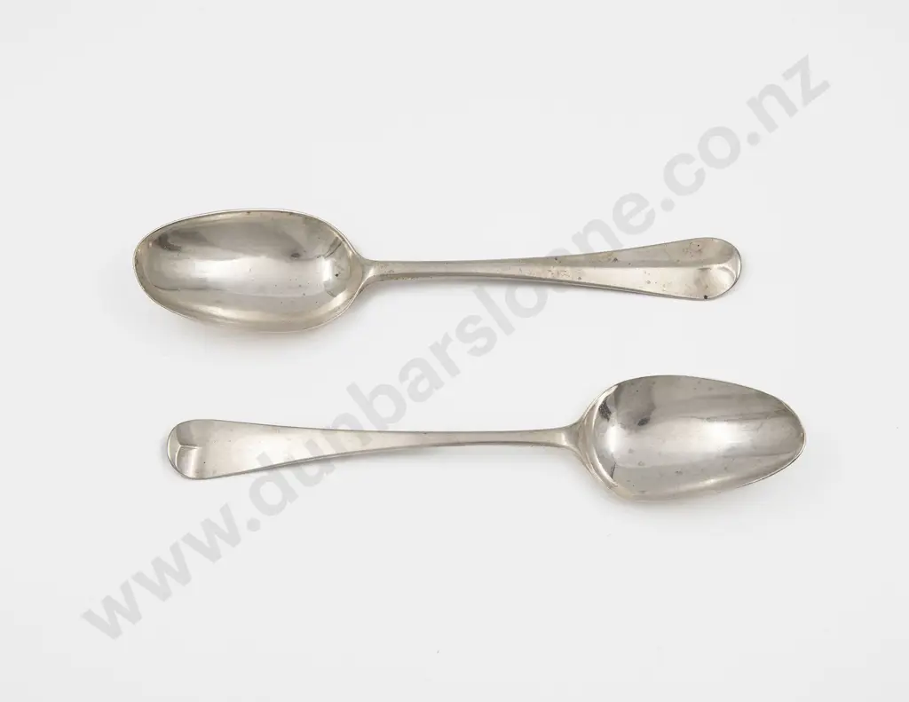 Two Geo III S/S Tablespoons Image 1++